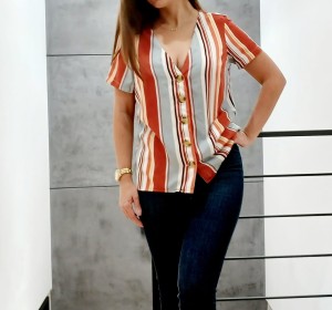 Bluzka vintage w paski