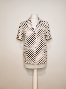 Bluzka vintage w grochy