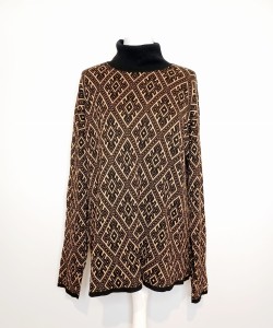 Golf oversize z bawełną