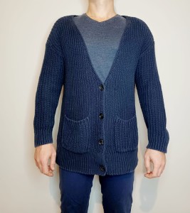 Granatowy kardigan ESPRIT