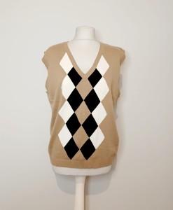 Bezrękawnik w romby