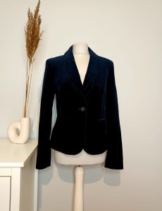 Sztruksowa taliowana  marynarka