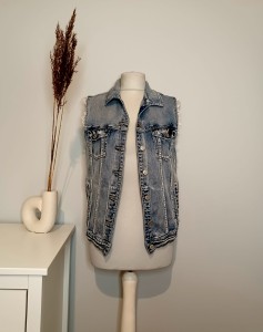 Jeansowy bezrękawnik Denim by LINDEX