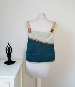 Mały jeansowy plecak