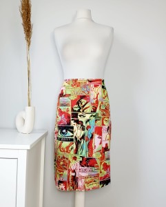 Vintage spódnica komiks Get Cutie