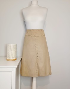 Spódnica z imitacji zamszu