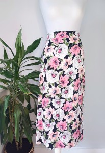 Maxi spódnica w kwiaty
