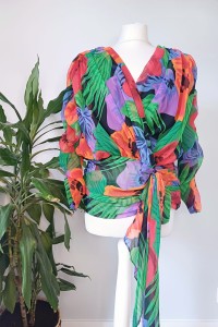 Szyfonowa kolorowa bluzka