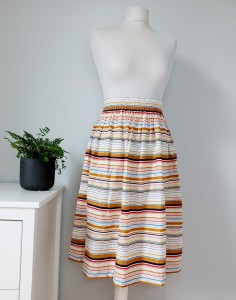 Bawełniana spódnica w paski