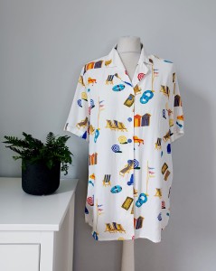 Cudna koszula vintage na plażę